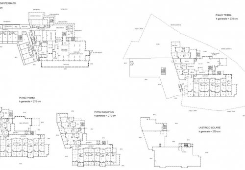 Planimetria Complesso immobiliare costituito da due alberghi e ampia area esterna