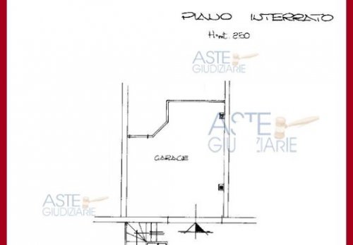 Planimetria Villino in Via Demostene, Fonte Nuova