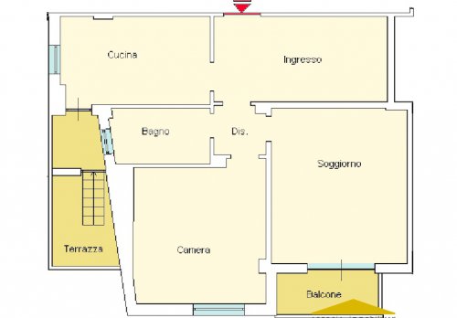 Planimetria Appartamento in vendita a Carrara Avenza