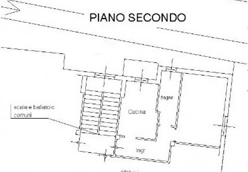 Planimetria Abitazione di tipo economico - Via Milano n. 34