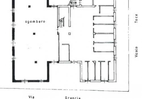 Planimetria Magazzini e locali di deposito - Via Grancia 11