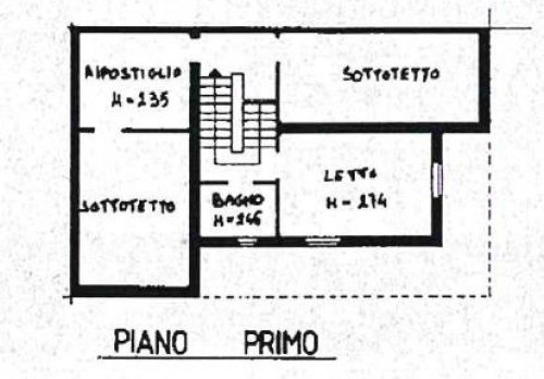 Planimetria Villa - Via Donizetti 9