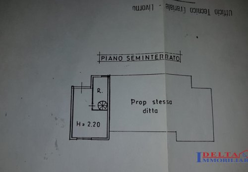 Planimetria Rosignano Marittimo - Loc. Acquabona - trilocale con garage e giardino