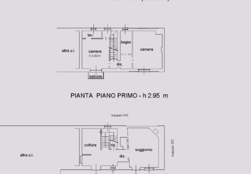 Planimetria Casetta Ristrutturata Senza Spese Condominiali a Eupilio