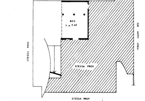 Planimetria Complesso immobiliare con piscina e spazio esterno