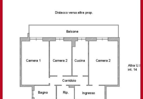 Planimetria Appartamento in Via Libero Leonardi, zona Cinecitt