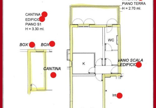 Planimetria Appartamento Via Domenico Ceccarossi, Infernetto