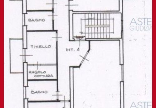 Planimetria Appartamento in Via Montevago, Zona Borghesiana