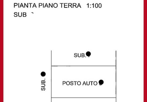Planimetria Appartamento in Via Umberto Terracini, Fiano Romano