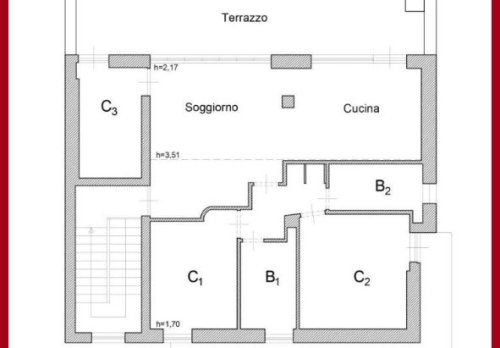 Planimetria Appartamento Via Fabrizia, Roma