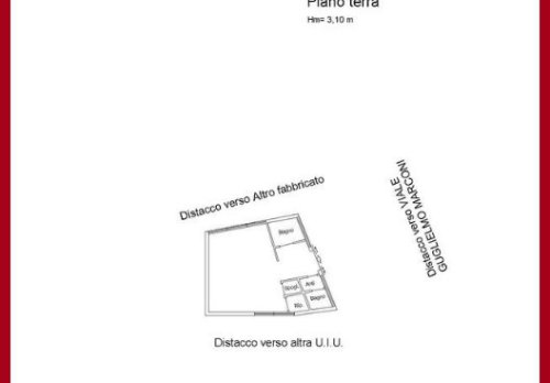 Planimetria Locale Commerciale Via Vito Volterra, Roma