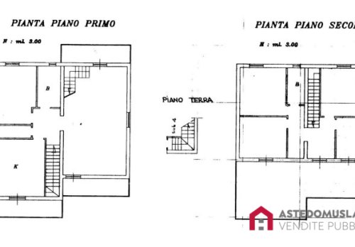 Planimetria Villetta con giardino e garage