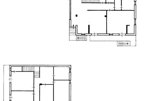 Planimetria S.CROCE - Casa semi indipendente di ampia quadratura con superfici scoperte e box auto