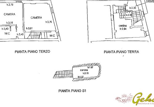 Planimetria Appartamento di pregio 120 mq in centro con vista panoramica e garage