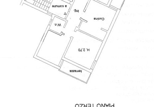 Planimetria Appartamento  112 MQ con cantina vicino al centro