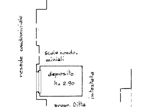 Planimetria Appartamento 78 mq  con garage e terrazzo vicino al centro !