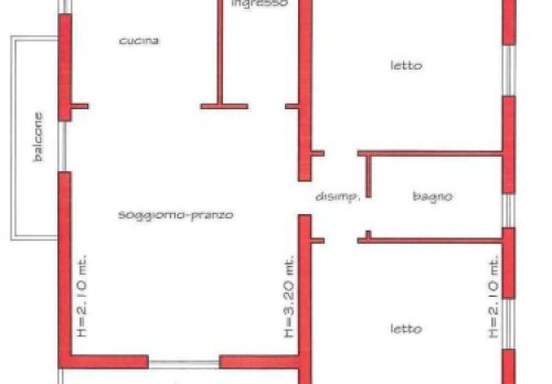 Planimetria Appartamento in Cepagatti
