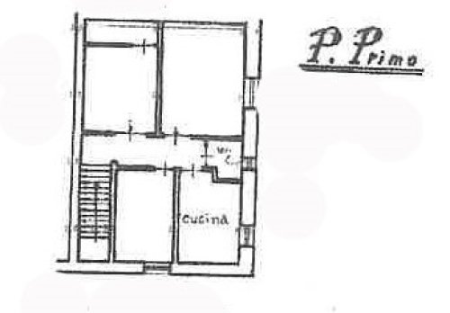Planimetria Appartamento al piano primo