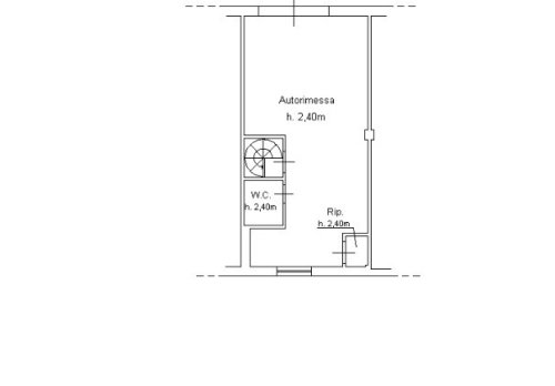 Planimetria appartamento con resede e terrazza