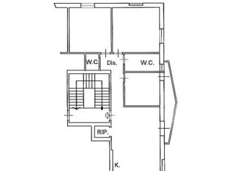 Planimetria Appartamento al primo piano