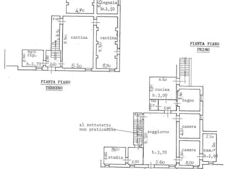 Planimetria ampio appartamento con ingresso indipendente