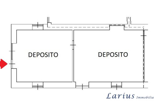 Planimetria Casetta indipendente con terrazzo, box e cantina