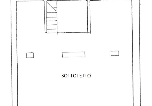 Planimetria Villetta singola con box e giardino privato