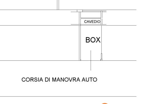 Planimetria BOX singolo in vendita a Lecco, Loc. Broletto