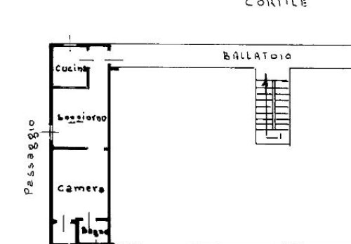 Planimetria Abitazione di tipo popolare - via Milano, 89