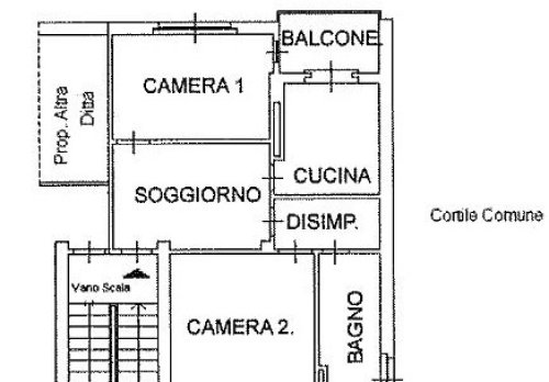 Planimetria Appartamento - via Sant'Orsola n. 5