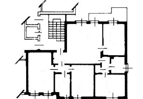 Planimetria Abitazione di tipo civile - via Gioacchino Rossini, n. 7/B