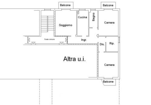 Planimetria Appartamento - Via Arconate 68