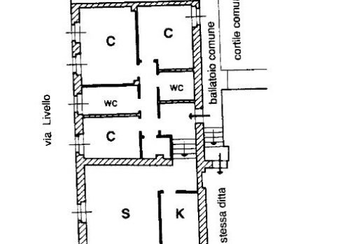Planimetria Abitazione di tipo economico - Via Matteotti n.32