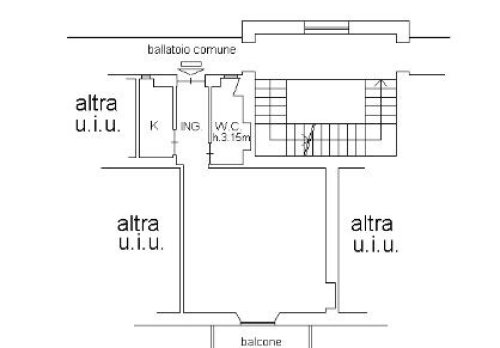 Planimetria Appartamento - VIA GIOVANNI PASCOLI 4