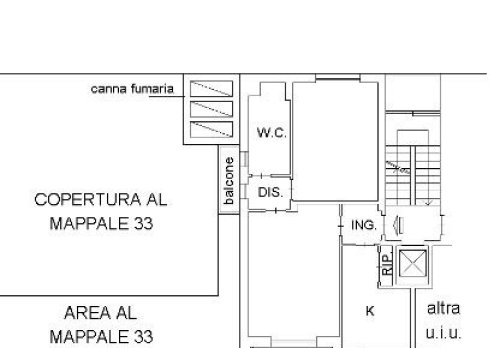 Planimetria Appartamento - VIA ORBETELLO 2