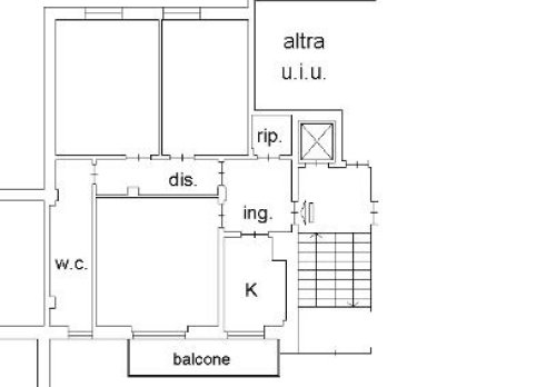 Planimetria Appartamento - VIA ORESTE SALOMONE 91