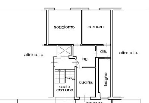 Planimetria Appartamento - VIA DEGLI ONTANI 48