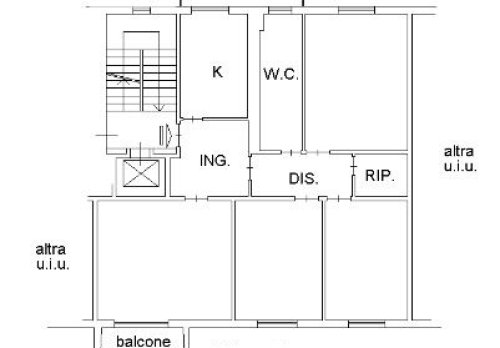 Planimetria Appartamento - VIA DEGLI IPPOCASTANI 12