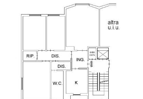 Planimetria Appartamento - VIALE GIOVANNI SUZZANI 241