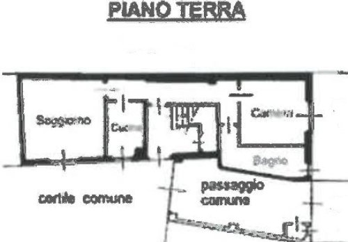Planimetria Abitazione di tipo economico - Via San Martino n. 40