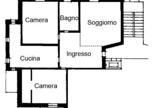Planimetria Appartamento - viale Dei Mille n. 117