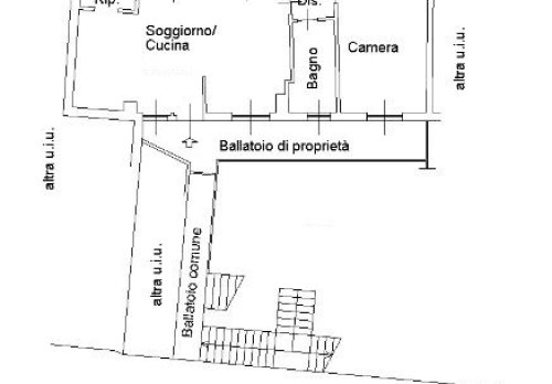 Planimetria Appartamento - Via Luigi Settembrini 14