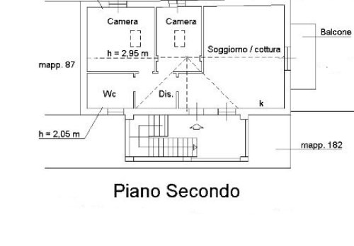 Planimetria Abitazione Di Tipo Economico - via Giotto 23