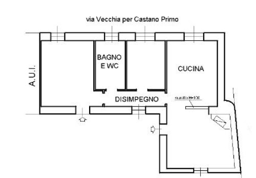 Planimetria Appartamento - Via Vecchia per Castano Primo, 30