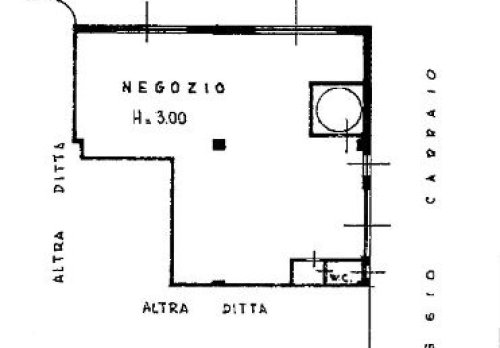 Planimetria Negozi, Botteghe - via Togliatti n. 34