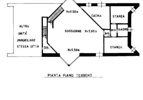Planimetria Villa - via del Cerone 6