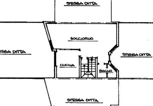 Planimetria Villetta a schiera - Via Giorgio La Pira n. 4