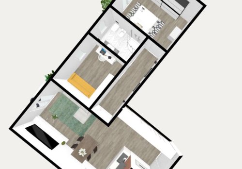 Planimetria Appartamento moderno in palazzina in costruzione immersa nel verde
