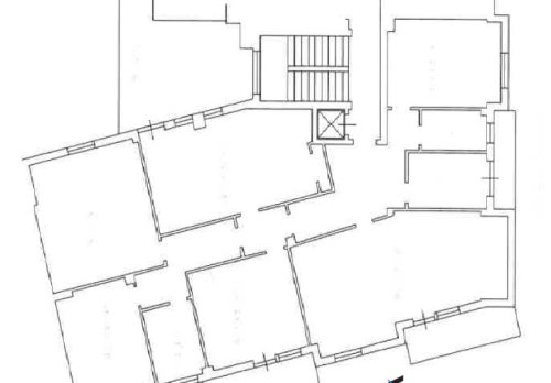 Planimetria via Botticelli ampio appartamento da ristrutturare