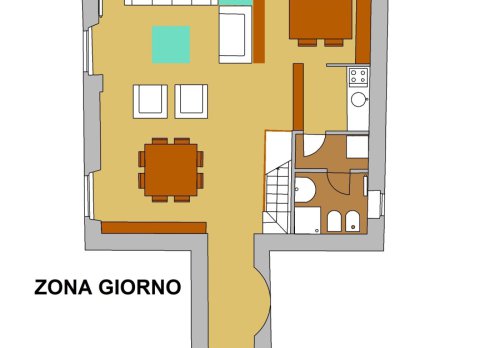 Planimetria Centro Milano - Via Meravigli appartamento caratteristico